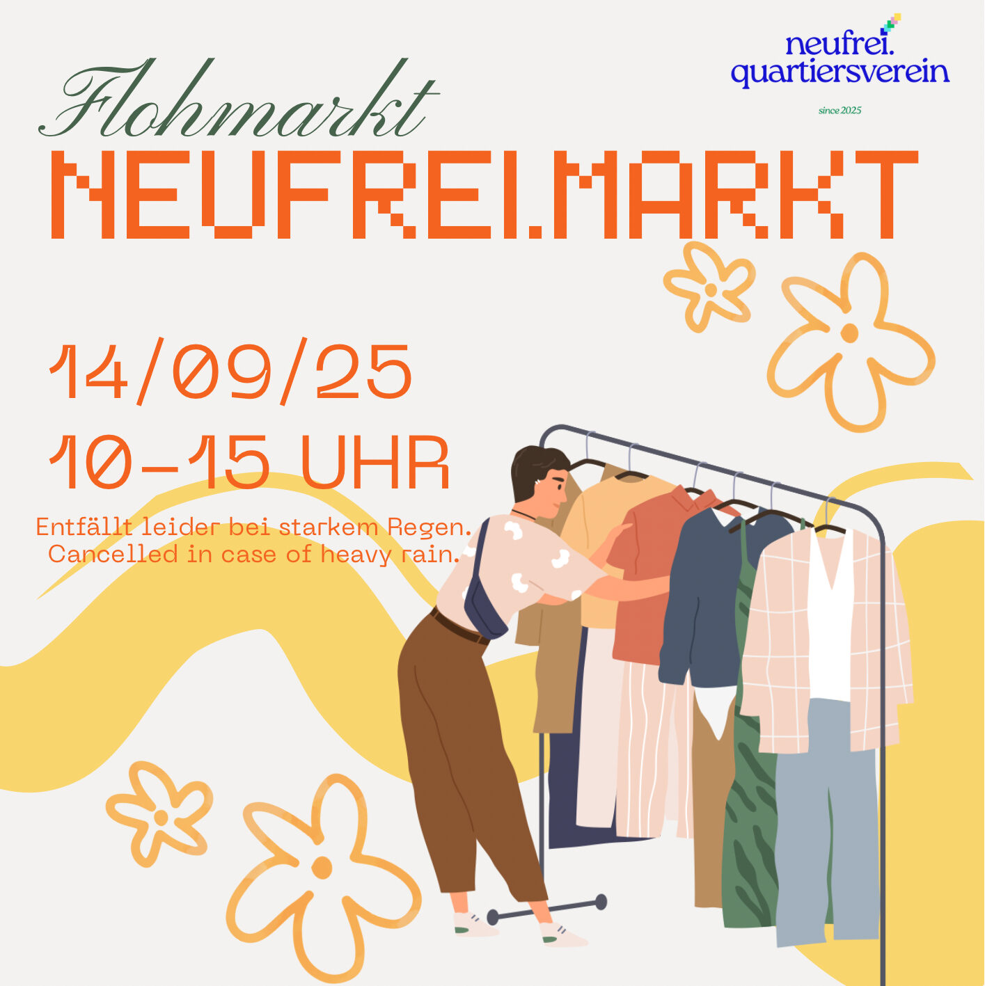 Flyer Flohmarkt neufrei.markt